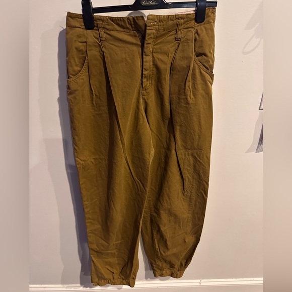 Patagonia Men's Hiking Pants Size 16  Tan Adjustable Ankle VTG VERY RAD#B655 - Picture 1 of 11